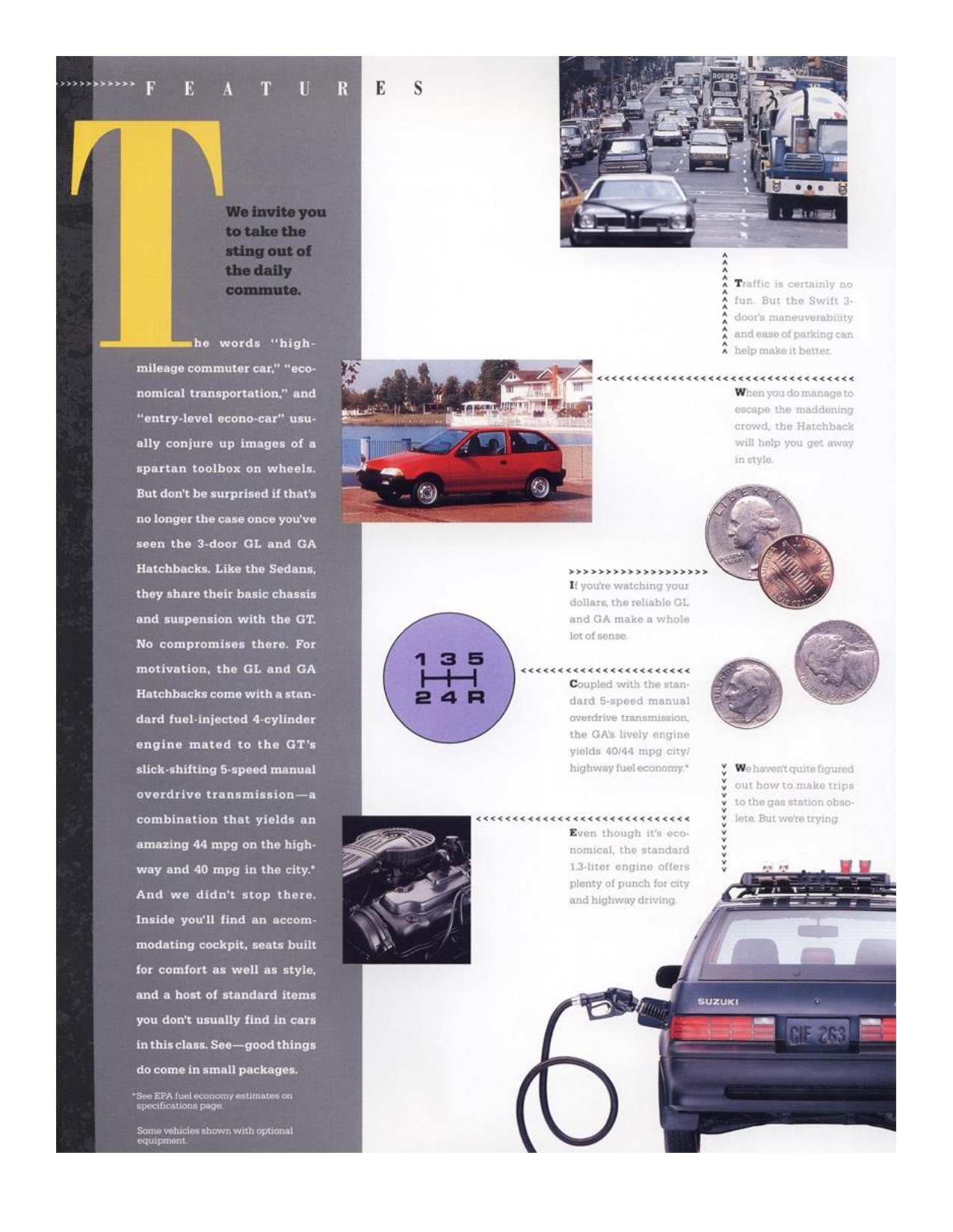 1989 Suzuki Swift Brochure Page 7